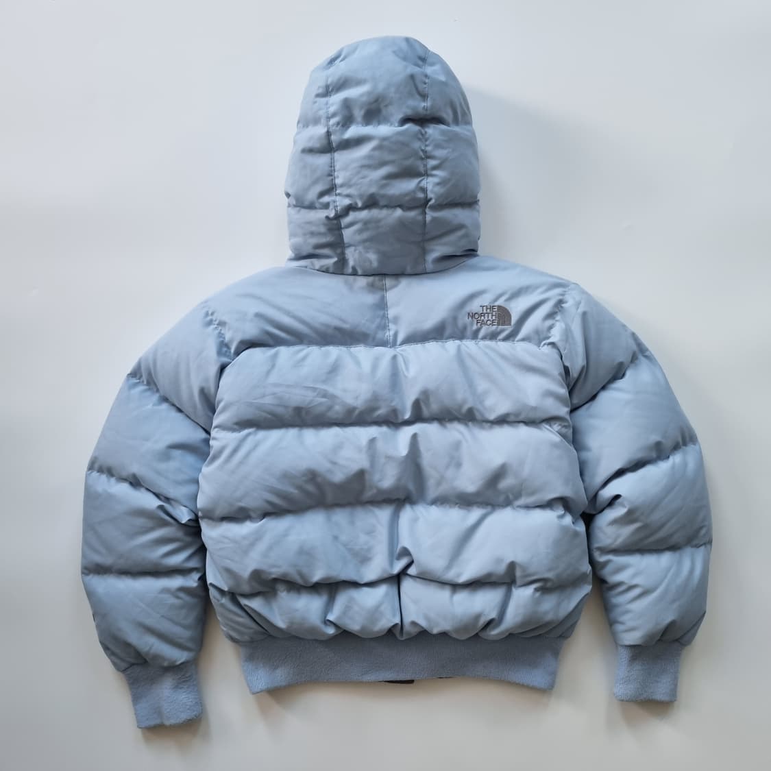 노스페이스 소라색 패딩 희귀컬러 상품이미지2