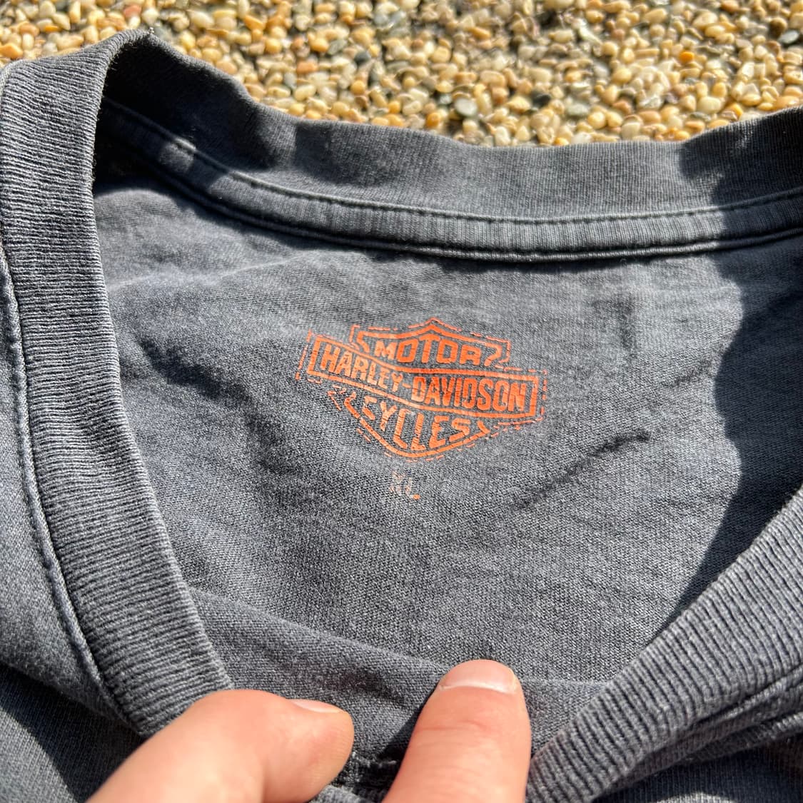 할리데이비슨(Harley-Davidson) 블랙 워싱 반팔티 상품이미지6