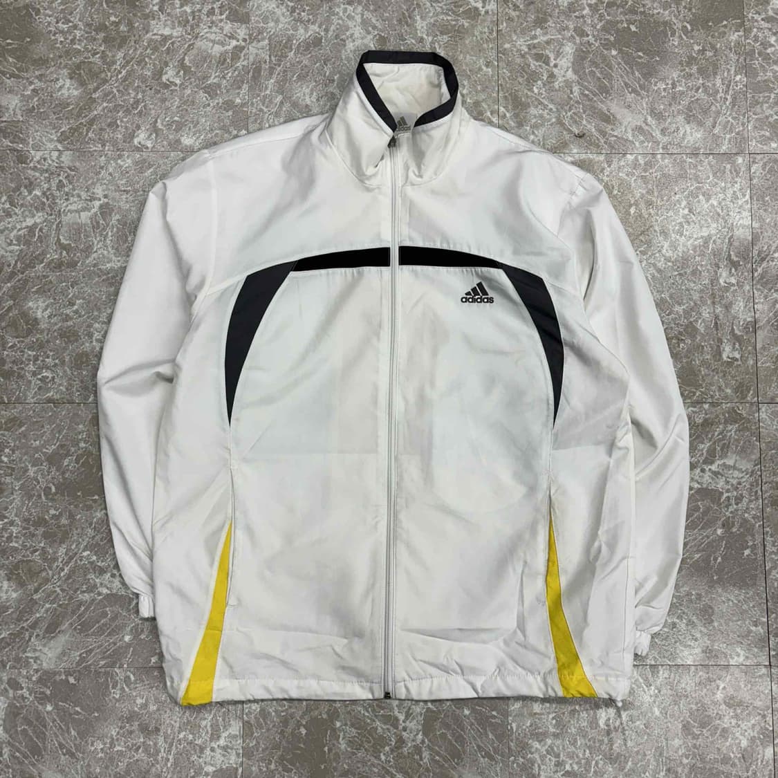 아디다스 올드스쿨 화이트 윈드브레이커 자켓 바람막이 희귀져지(95) 상품이미지2