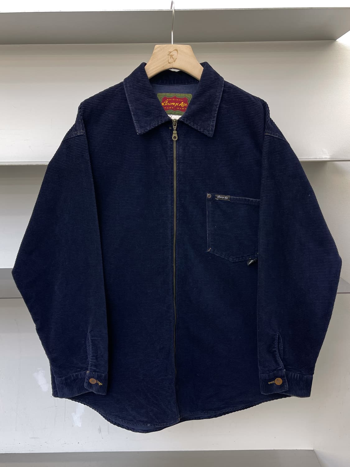 Bronge Age 90s U.S.A 코듀로이 집 셔츠 상품이미지1