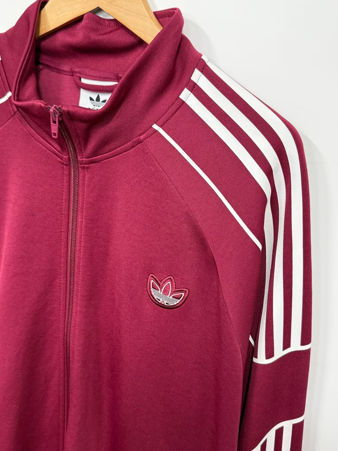 Adidas Burgundy Full Zip Jersey 상품이미지3