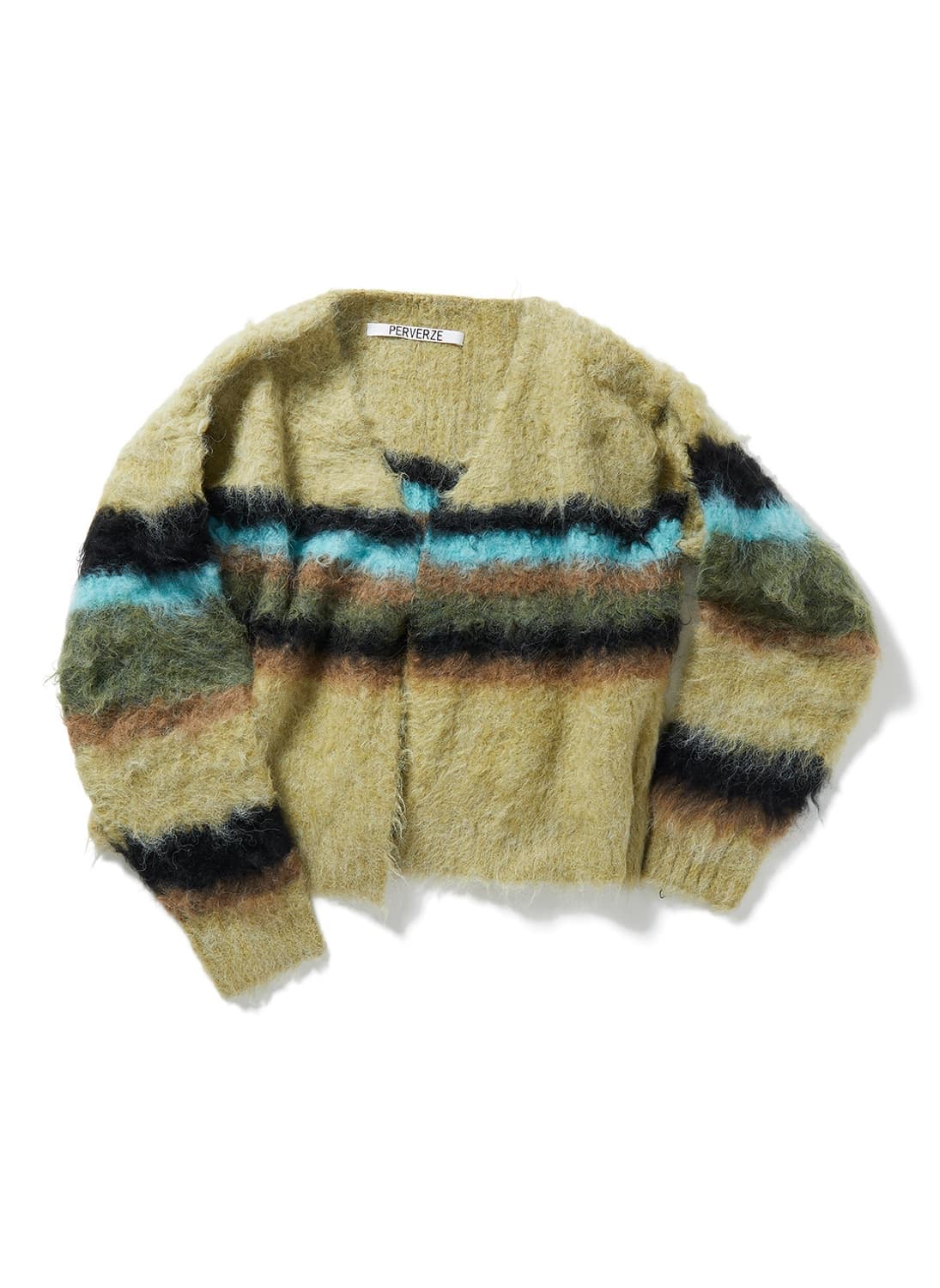 퍼버즈 2024a/w 더블 스트라이프 가디건 상품이미지1