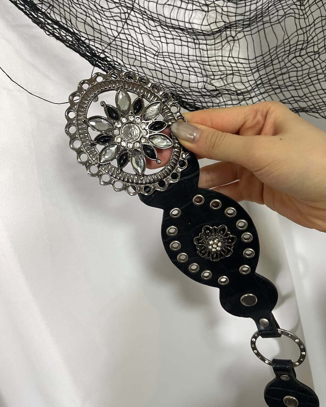 cubic flower belt 상품이미지2