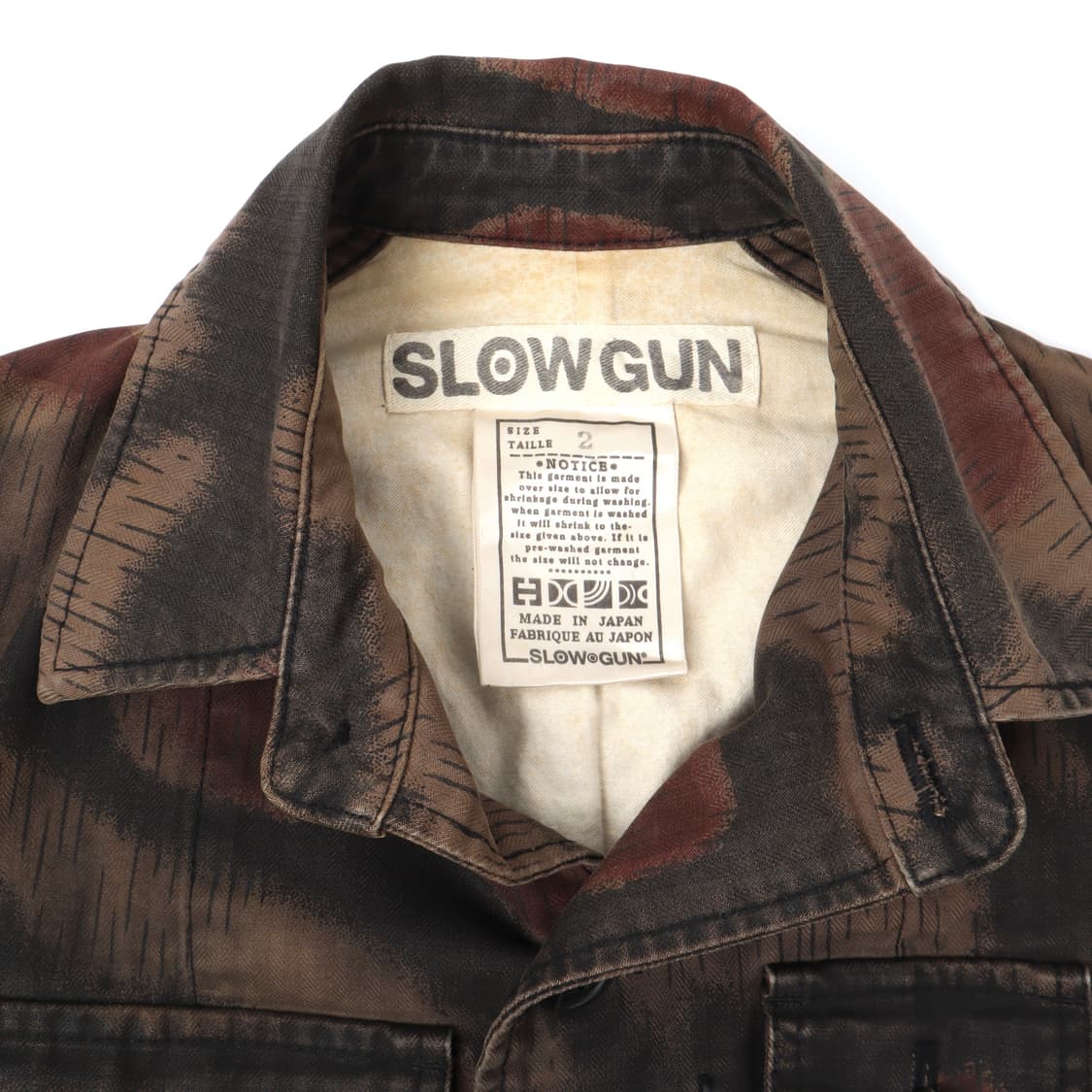 Slow gun japan 타이거 카모 필드 자켓 상품이미지8