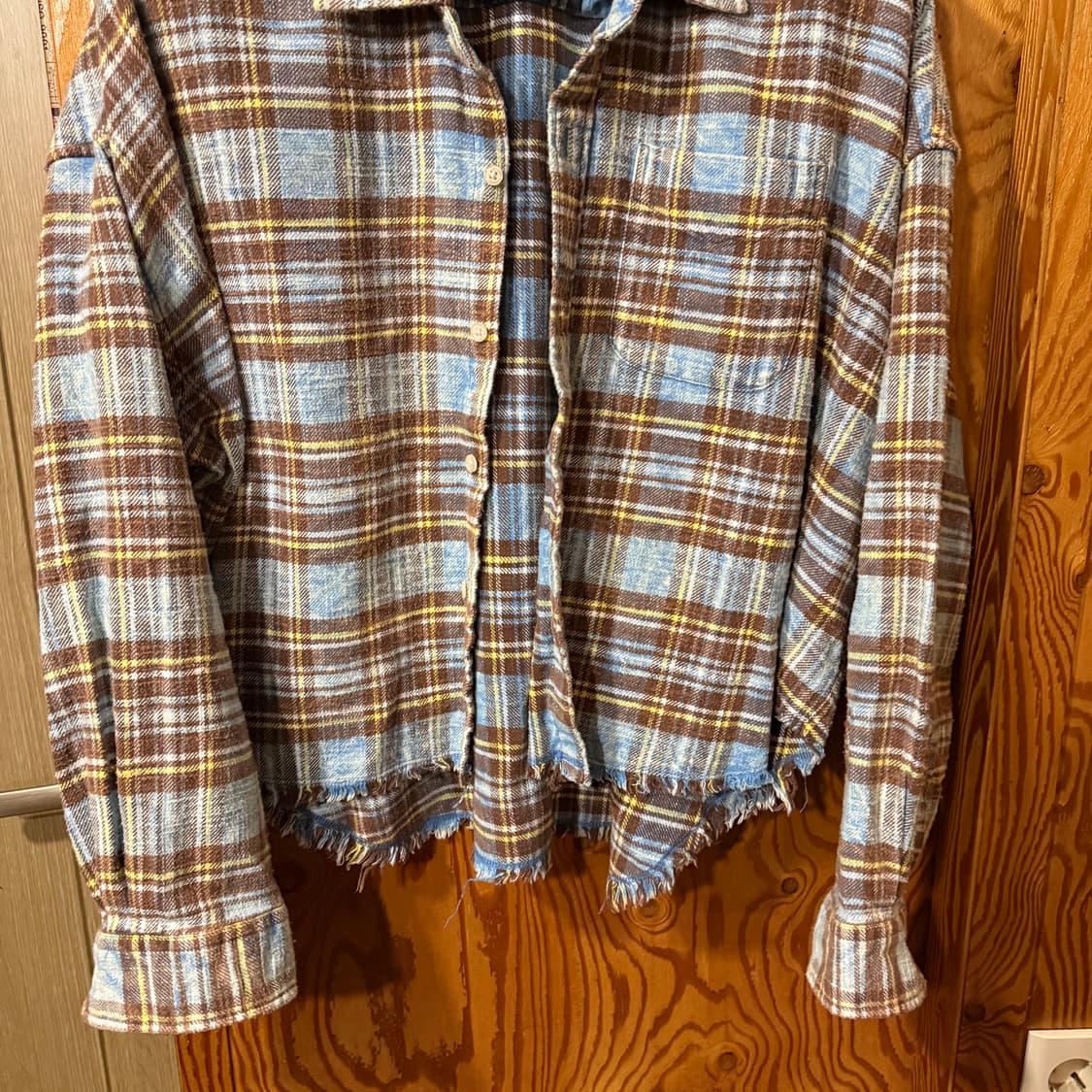 R13(알써틴,알썰틴) 스레드 체크 셔츠 상품이미지4