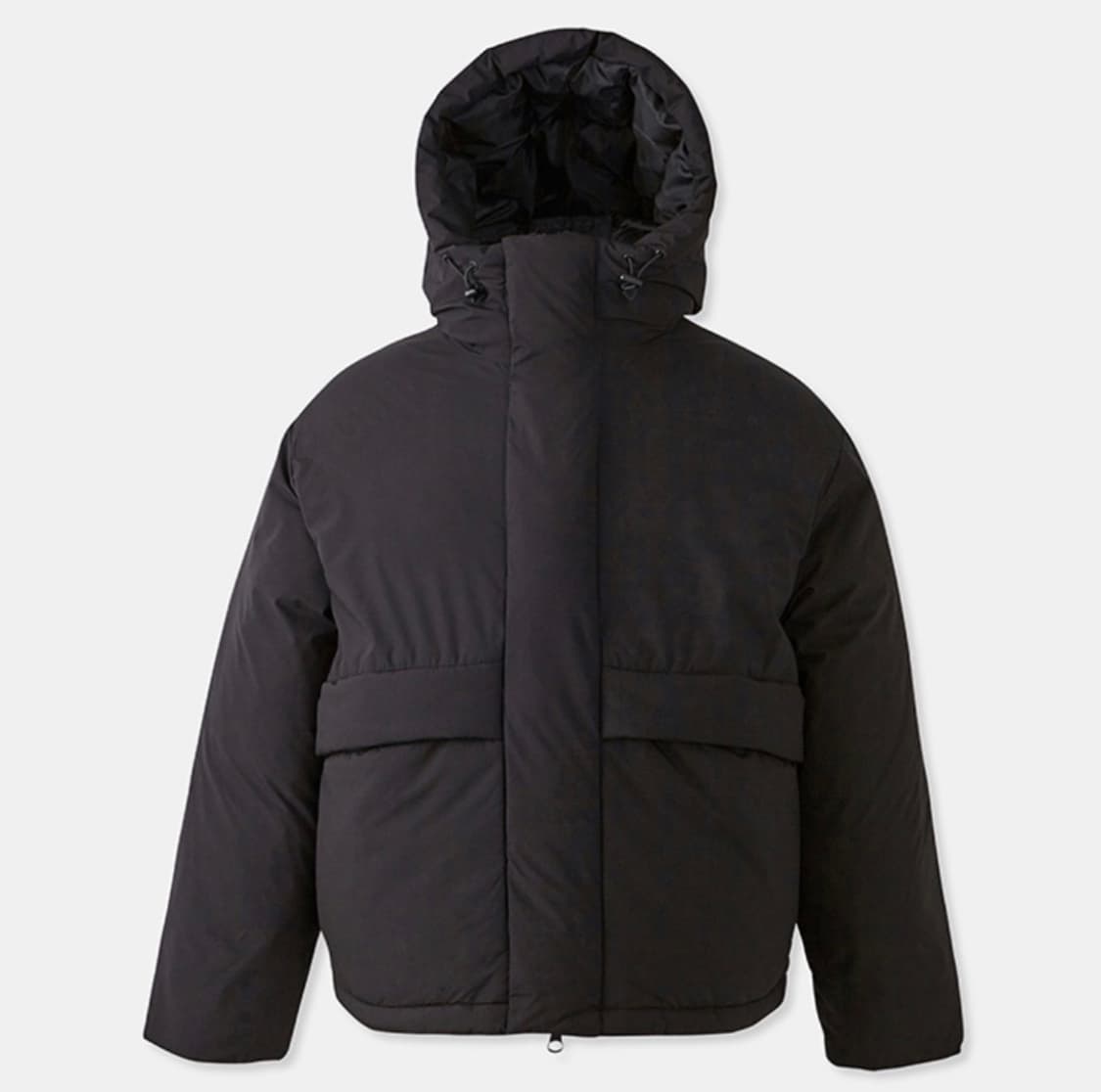 미니멀 후디드 패딩 상품이미지1