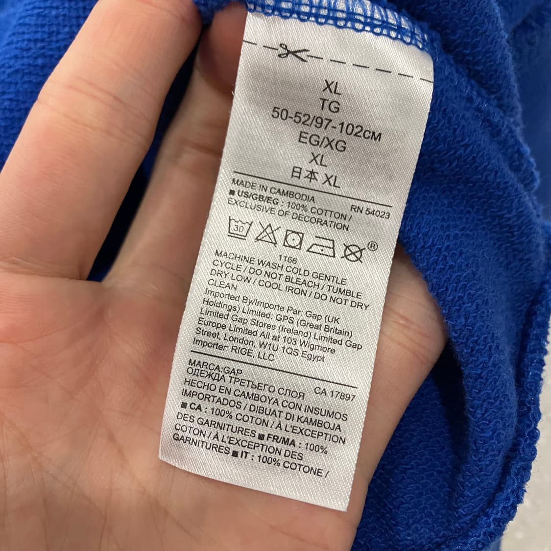 188 갭 후드집업 상품이미지3