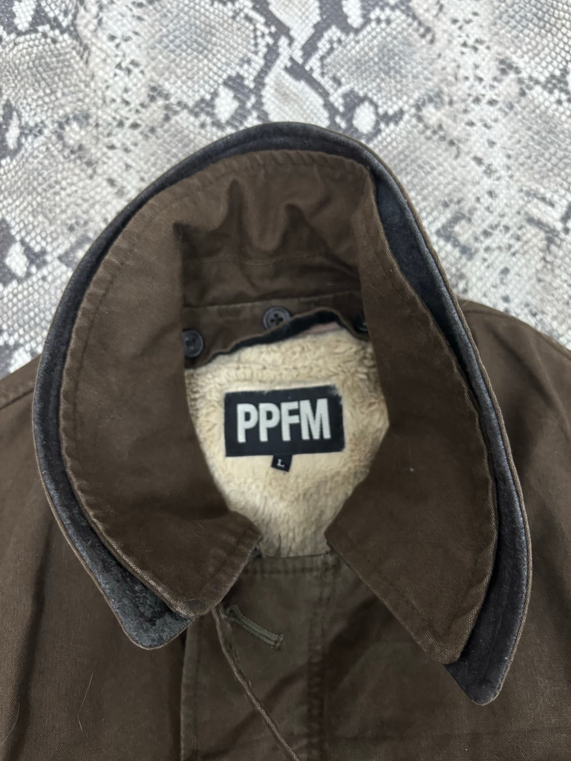 [PPFM]00’s Grunge Deep Khaki Coat 상품이미지6