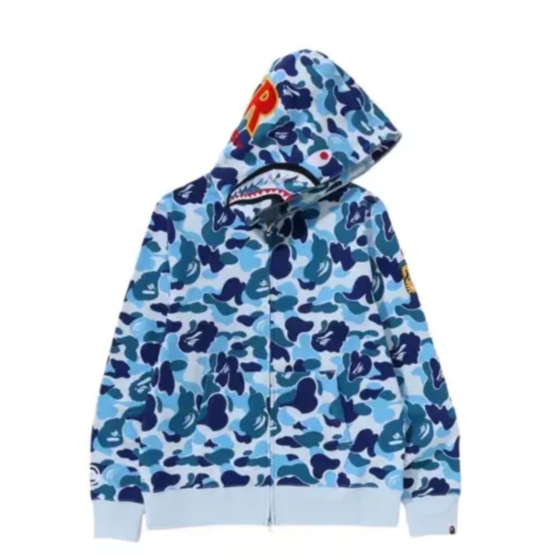 베이프 샤크후드 블루 상품이미지1