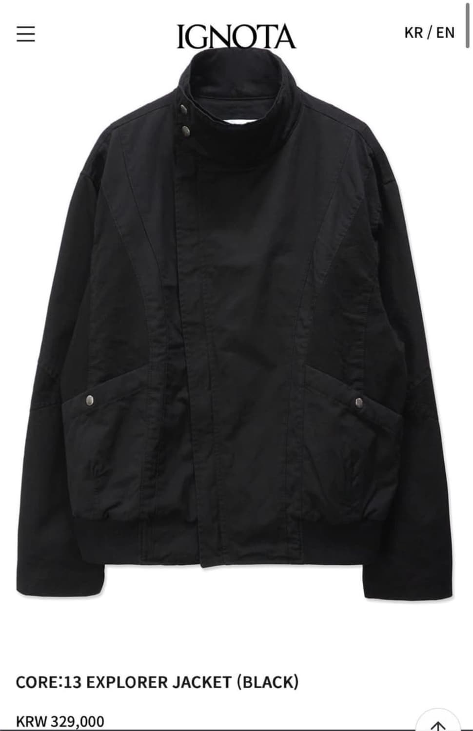 (구매)이그노타 코어13 익스플로러 자켓 m 상품이미지1