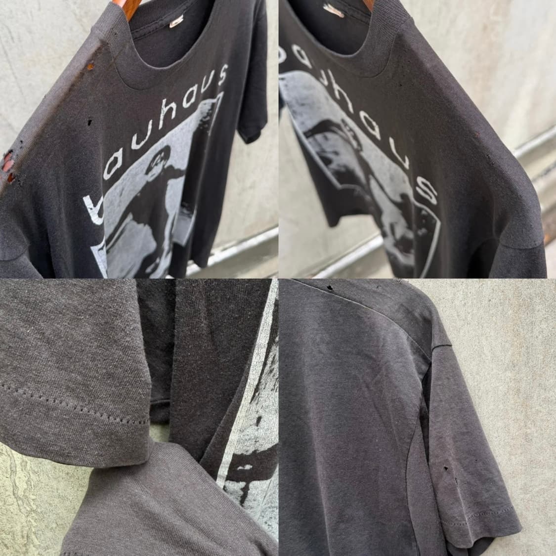 빈티지 80s Bauhuas 티셔츠 상품이미지5