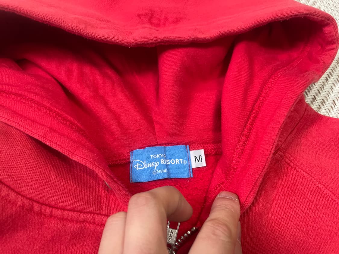 디즈니 빈티지 미키마우스 도트 후드집업  J03411 상품이미지6