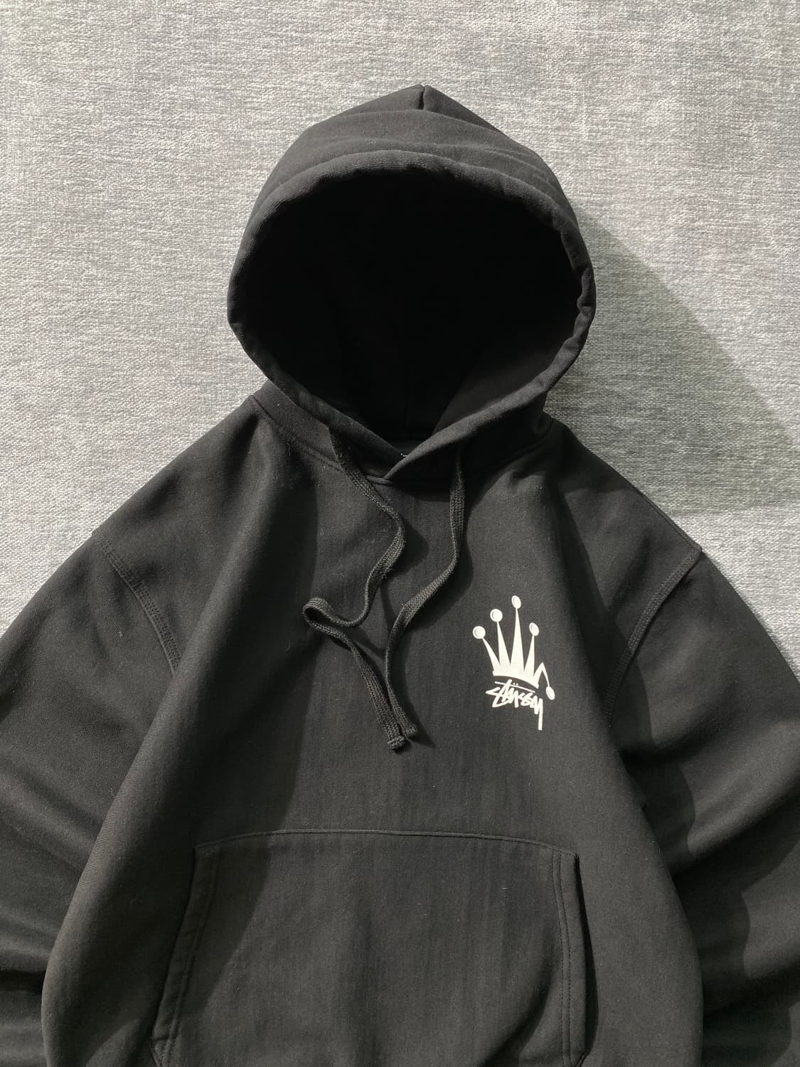 [M] Stussy 스투시 헤비웨이트 크라운 로고 후디 상품이미지4