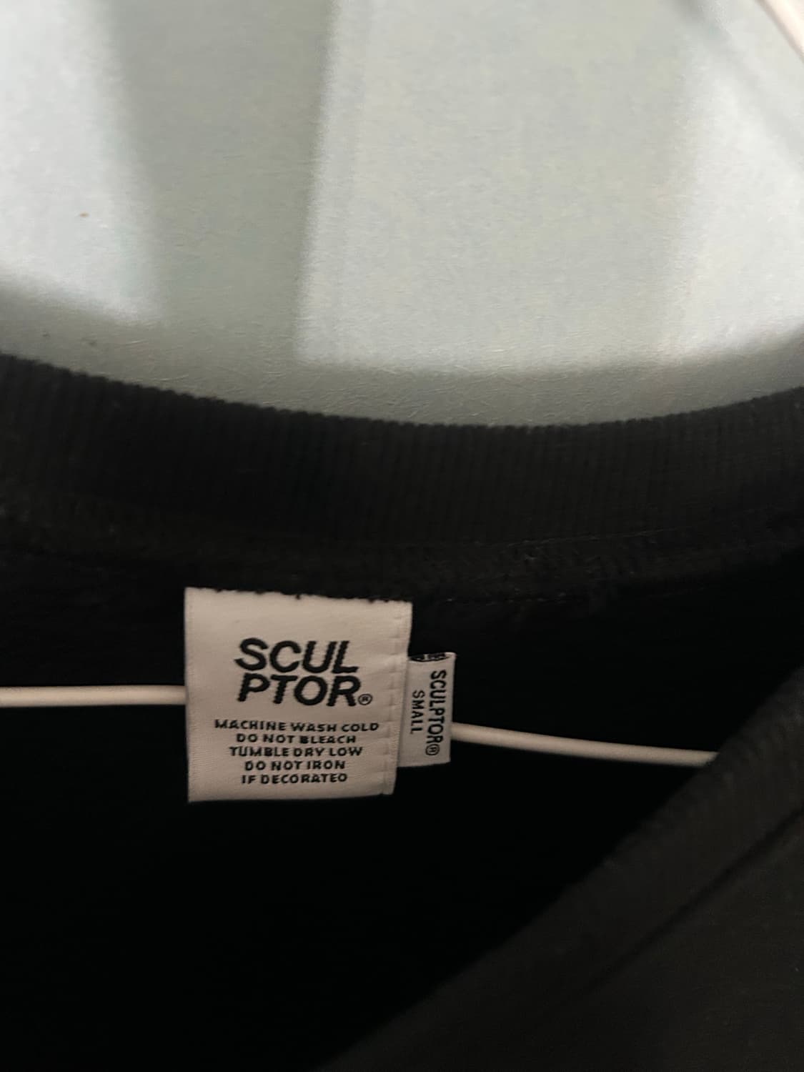 Sports Color Block Sweatshirt Black mtm 상품이미지2