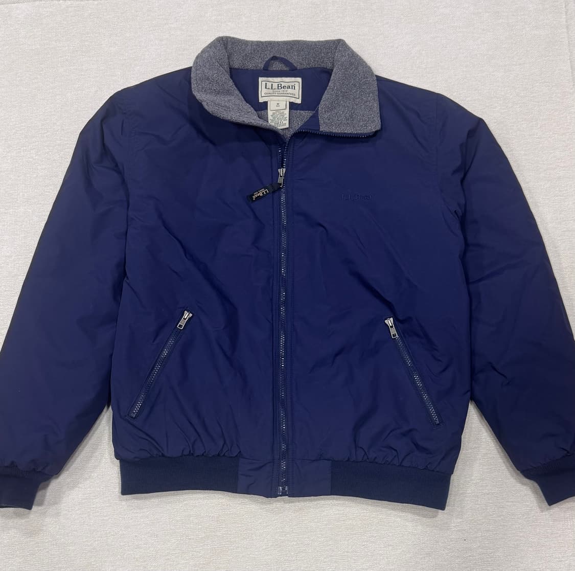 00s 엘엘빈 웜업자켓 네이비 M 상품이미지1
