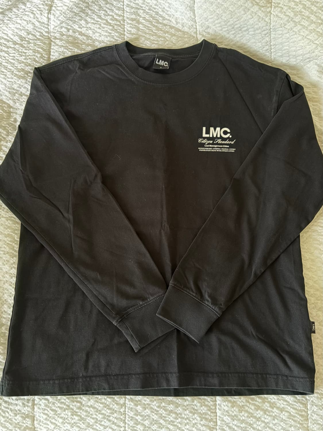 LMC 플라잉 캣츠 롱슬리브 티셔츠 블랙 m 상품이미지4