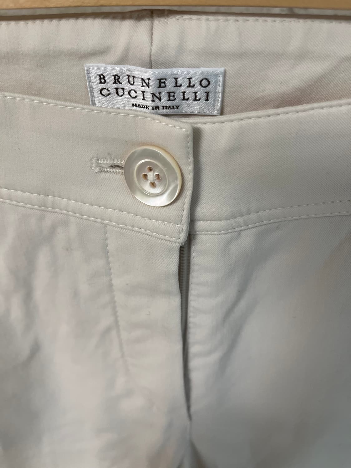 브루넬로 쿠치넬리  여성화이트바지 상품이미지5