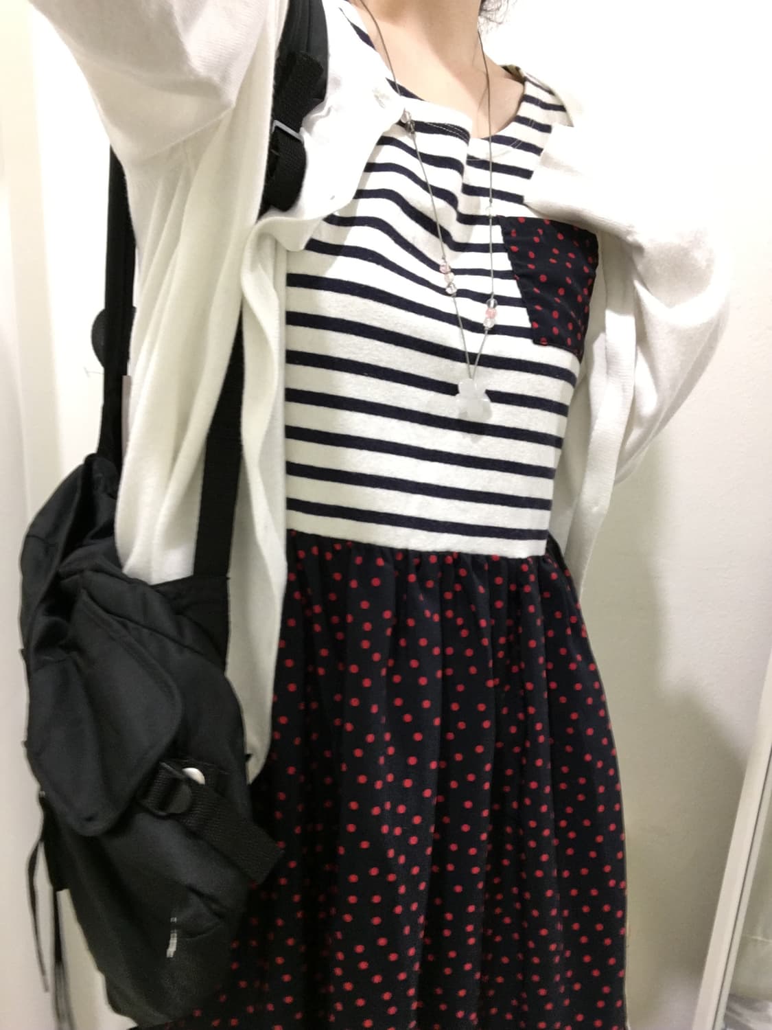 Dot Layered Sleeveless 상품이미지1
