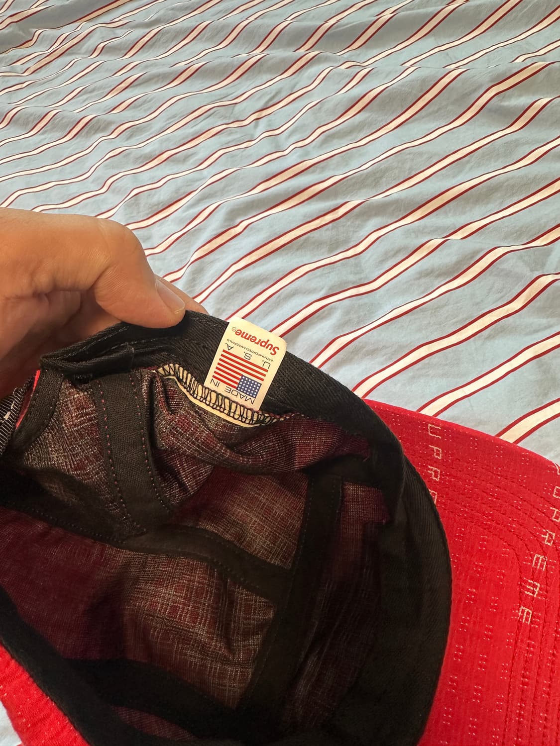 슈프림 스티치 캡  상품이미지5