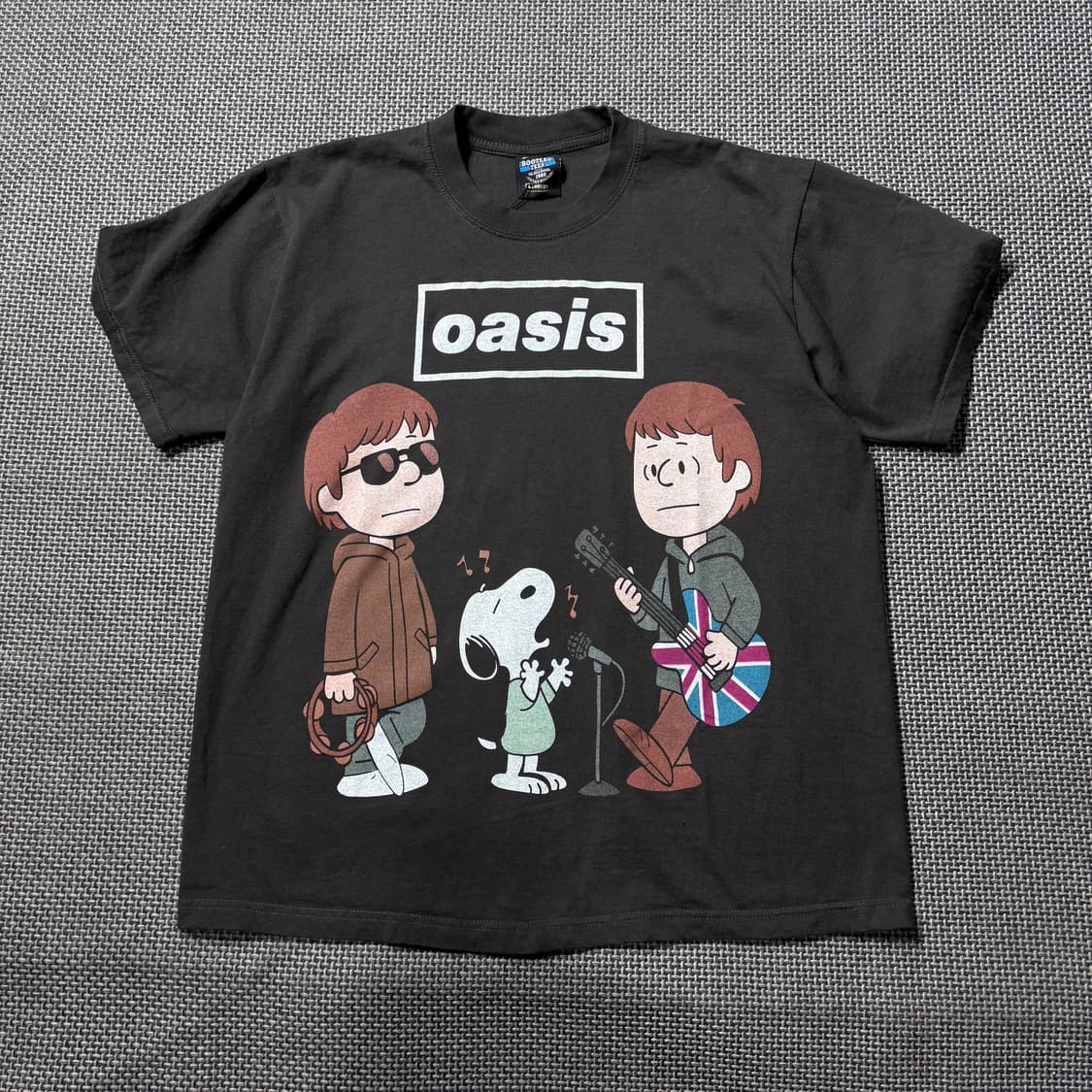 새상품) 오아시스 락밴드 프린팅 티셔츠 (L/XL) 상품이미지2