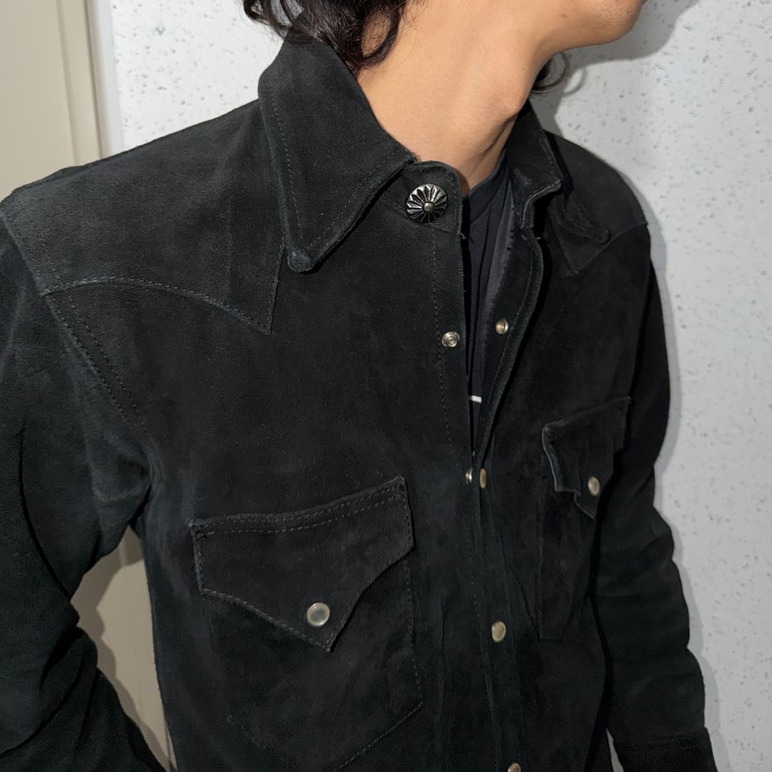 카우 스웨이드 콘초 웨스턴 자켓 상품이미지2