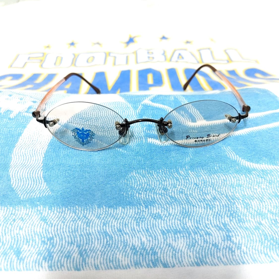 Private Brand 라운드 콤비 빈티지안경 상품이미지4