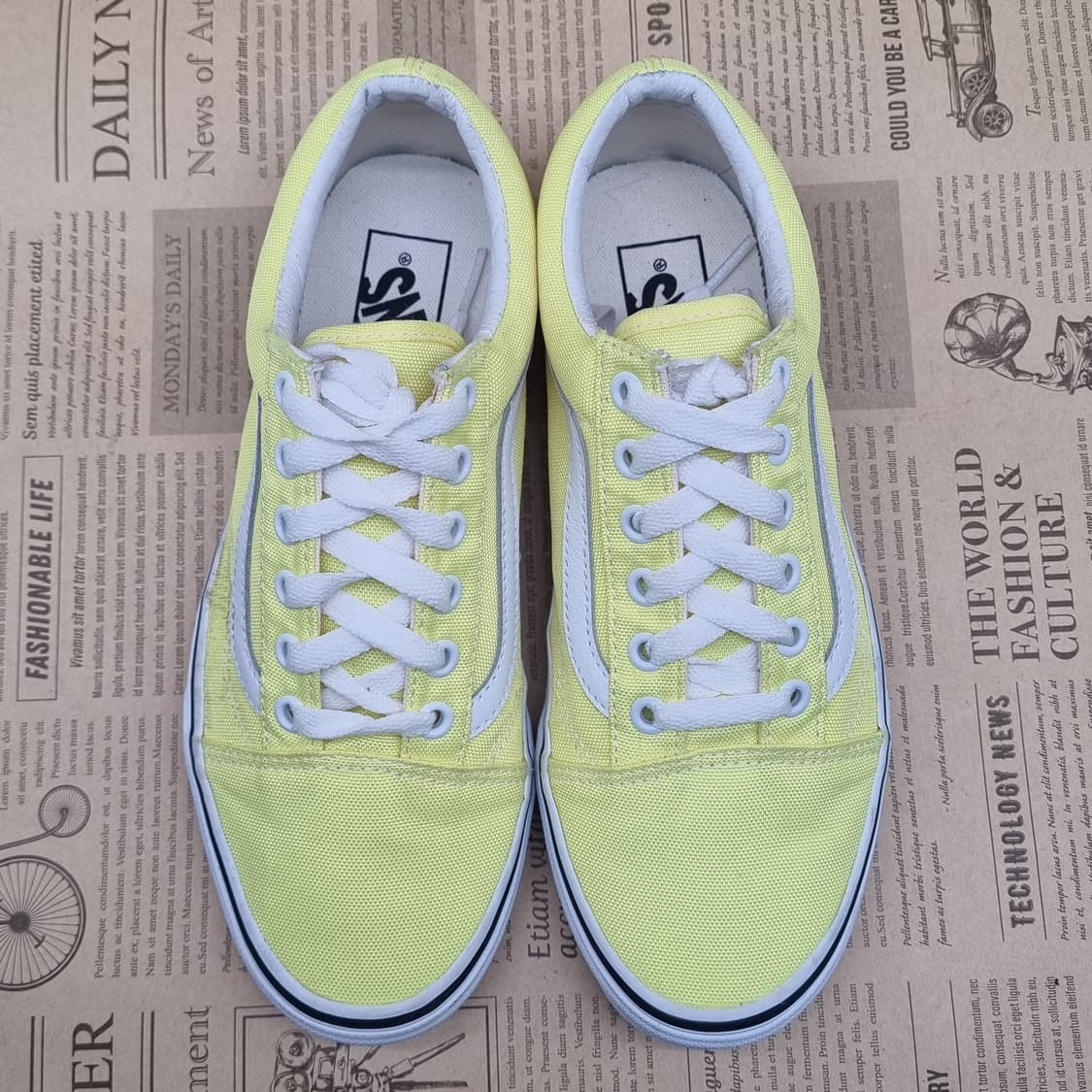 반스 올드스쿨 레몬 여성스니커즈240 상품이미지2