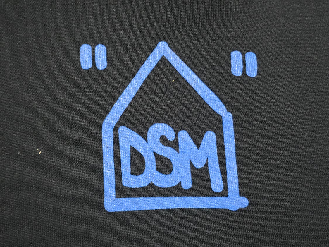 [S] 오프화이트 도버스트릿마켓 자수 후드 블루 그라데이션 상품이미지3