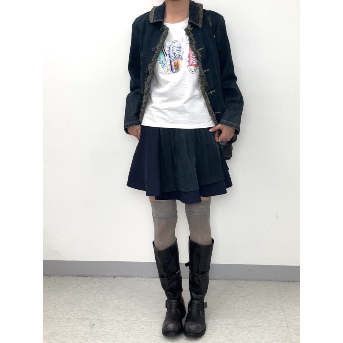 빈티지 플리츠 스커트 상품이미지1