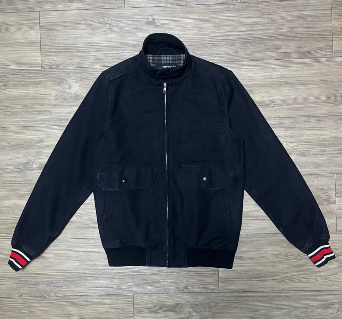 스투시 안감 체크 코튼 봄버 자켓 상품이미지1