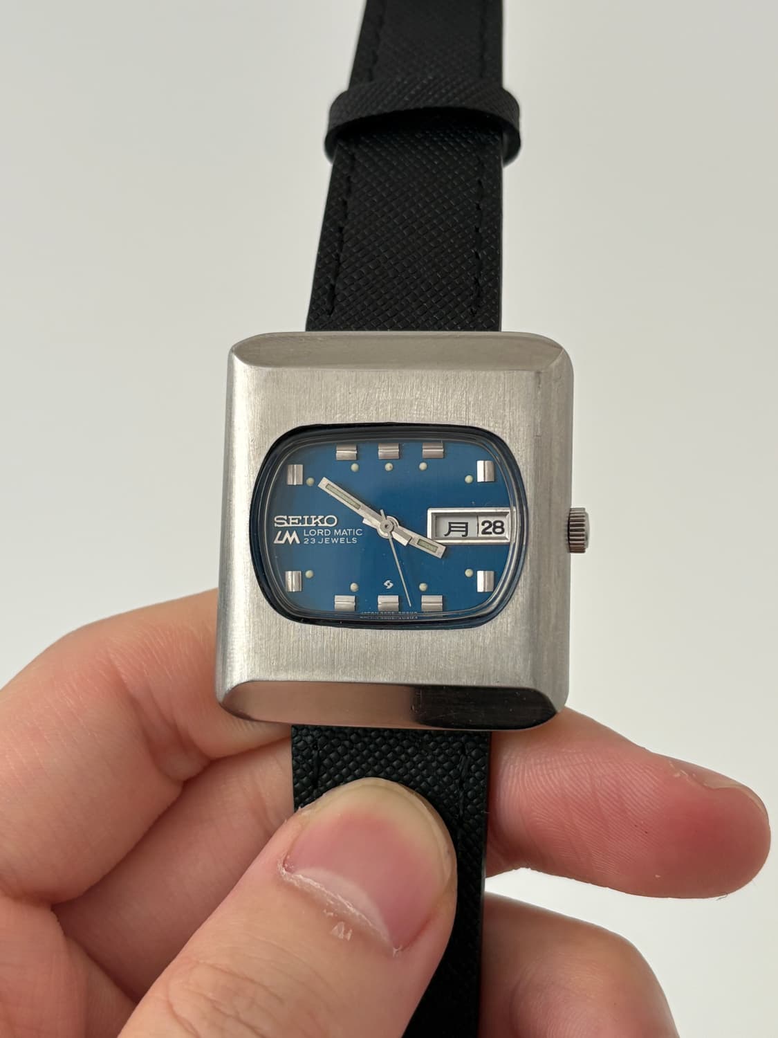 70s lord matic blue square automatic 상품이미지1