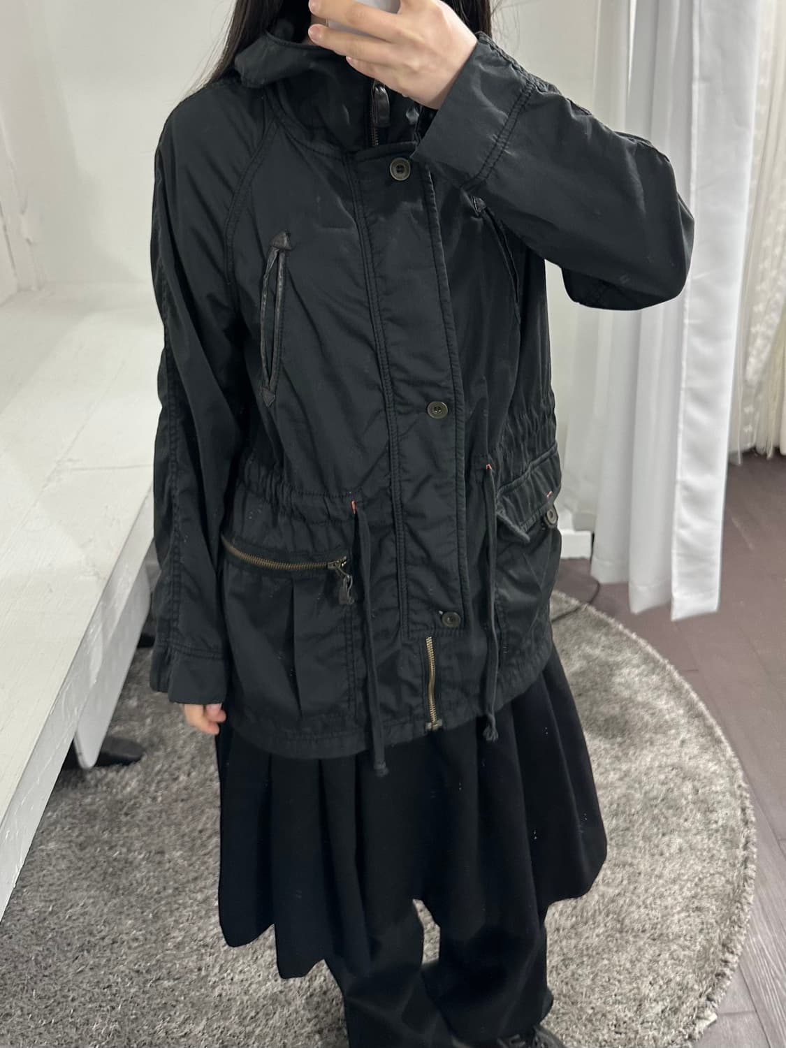 ube hood military jacket  상품이미지3