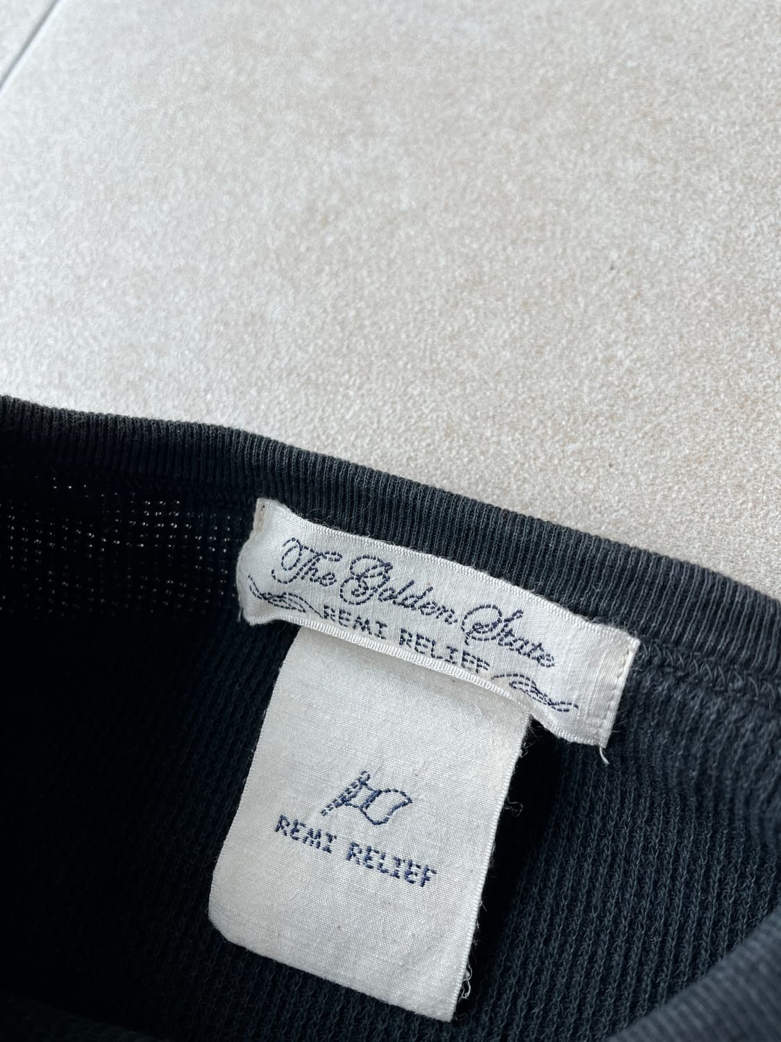 Remi relief waffle long sleeve 상품이미지4