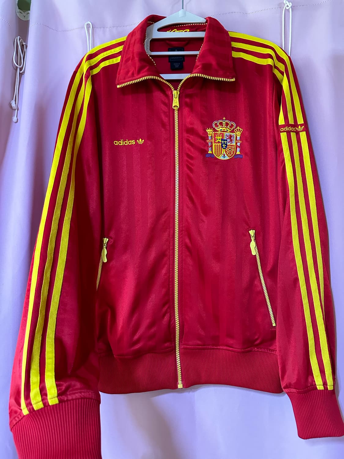 아디다스져지 아디다스 레드 아디다스 스페인 국가대표 트랙탑 에스파냐 져지 상품이미지1