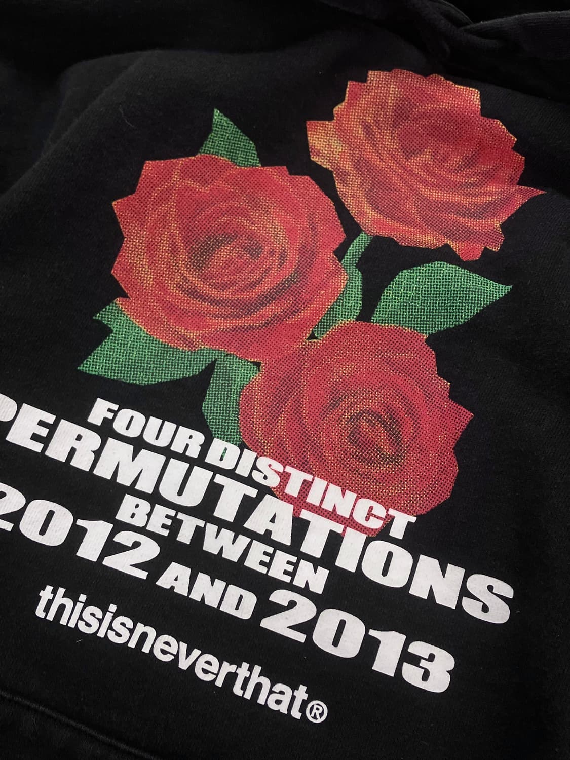 디스이즈네버댓 프린팅 후드티 블랙 M #csz3529 상품이미지3