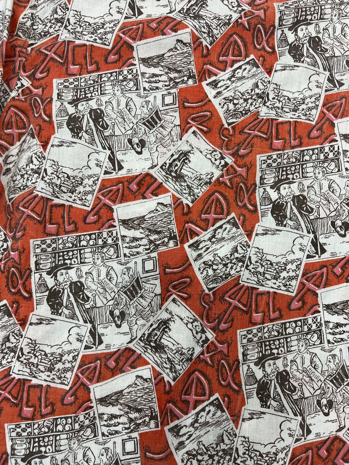 EURO VINTAGE UNIQUE PATTERN 셔츠 상품이미지7