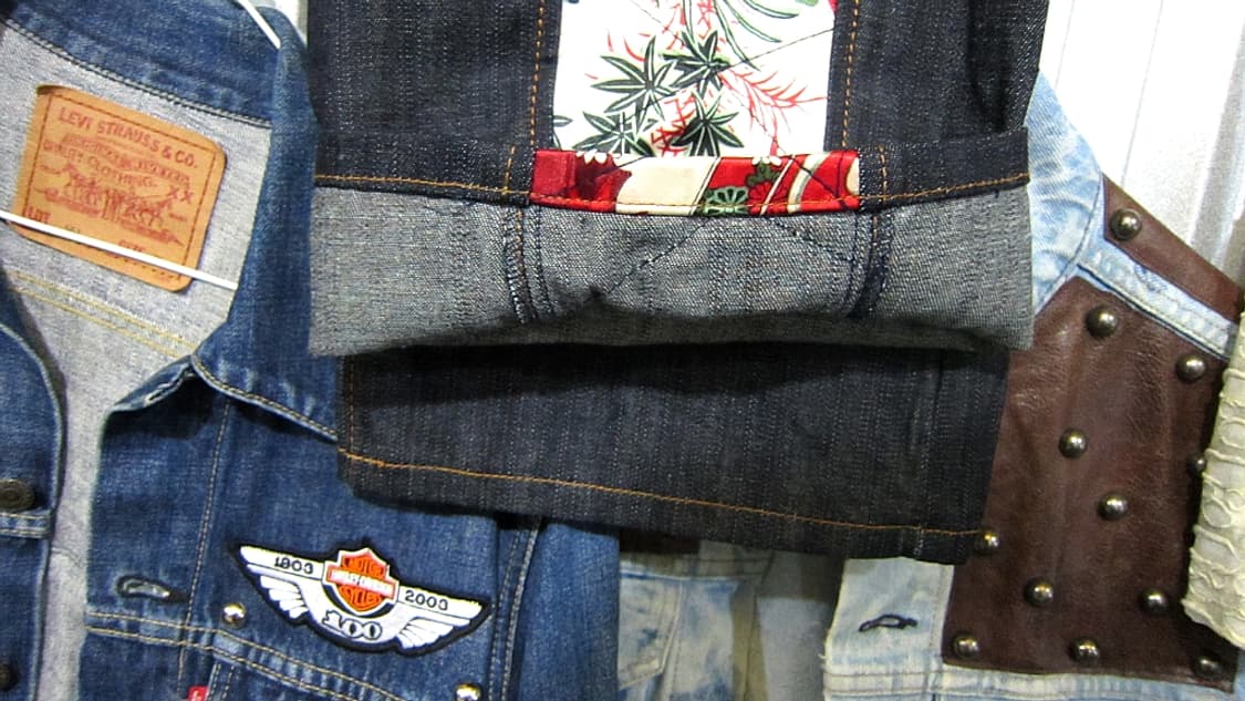 Y2K 빈티지 오리엔탈 데님 팬츠  상품이미지3