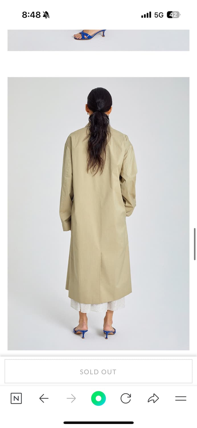 teak 트렌치코트 상품이미지2