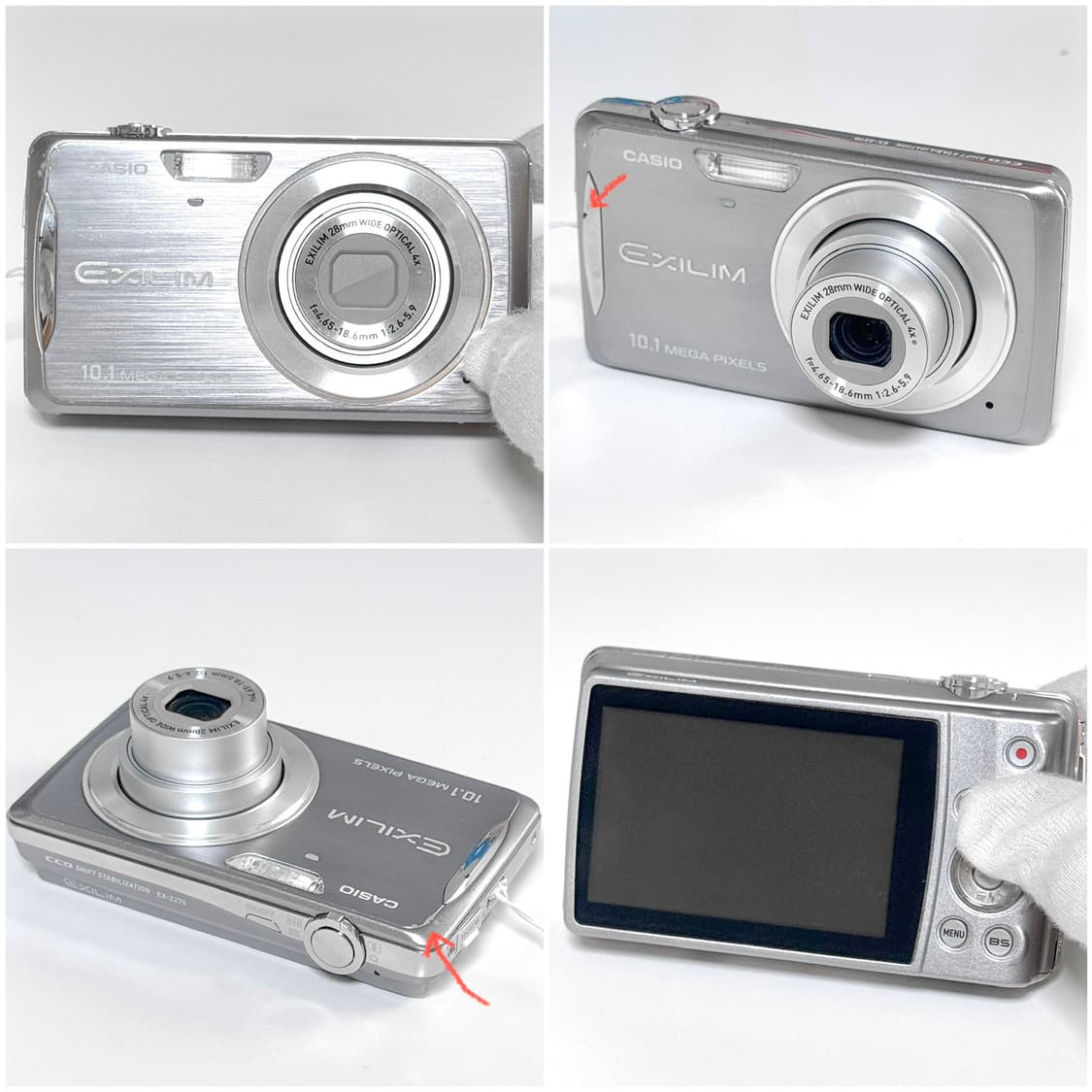 카시오 엑슬림 Z270 실버 빈티지디카 상품이미지2