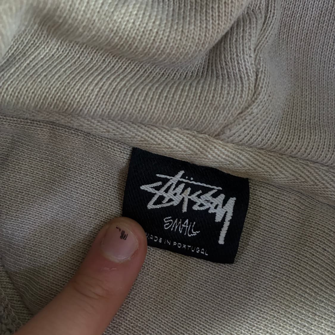 Stussy  스투시 8볼 피그먼트 다이트 베이지 후드티  상품이미지5