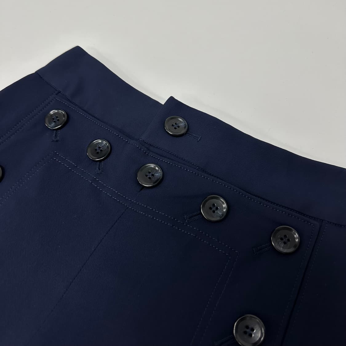 장폴고티에 버튼 레이스 디자인 와이드 팬츠 상품이미지3