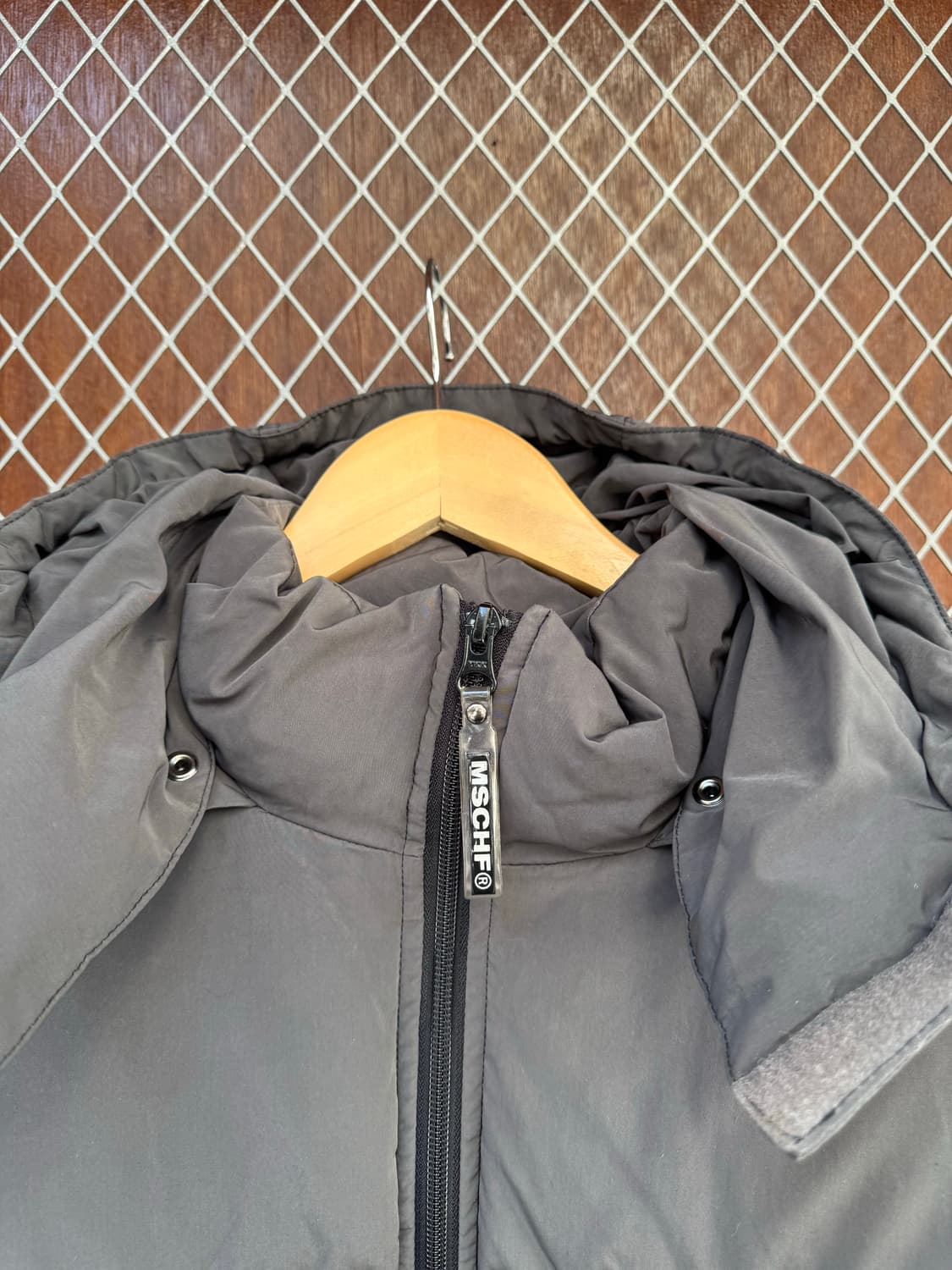 미스치프 MSCHF 푸퍼 패딩 덕다운 점퍼 그레이 M 상품이미지5