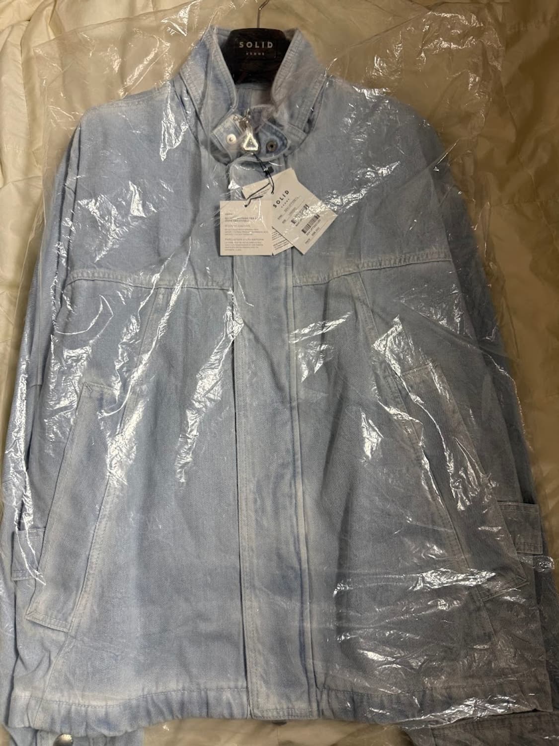 솔리드옴므 데님 쉘파카 상품이미지2