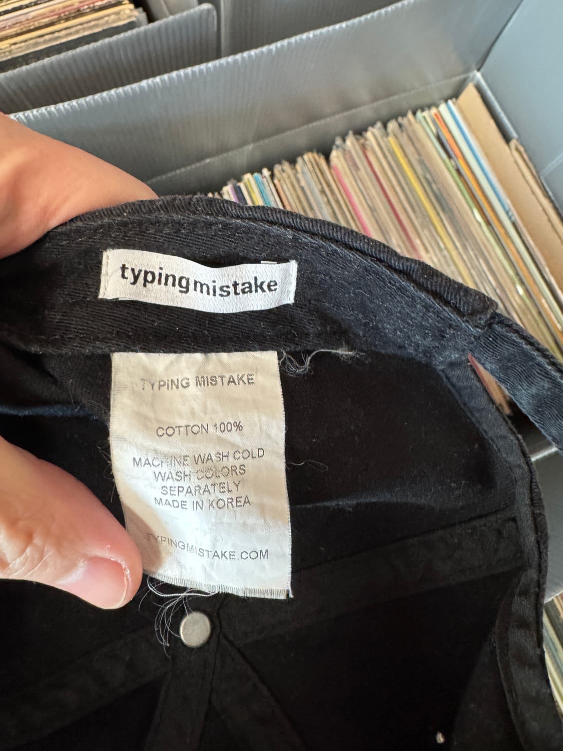 TYPING MISTAKE 타이핑 미스테이크 BEATLOVE 캡 모자 상품이미지3