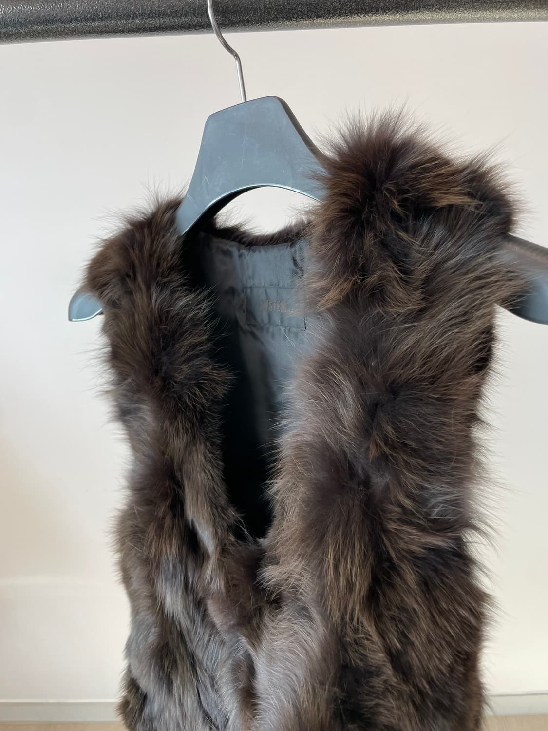 SYSTEM 시스템 폭스 퍼 베스트 상품이미지2