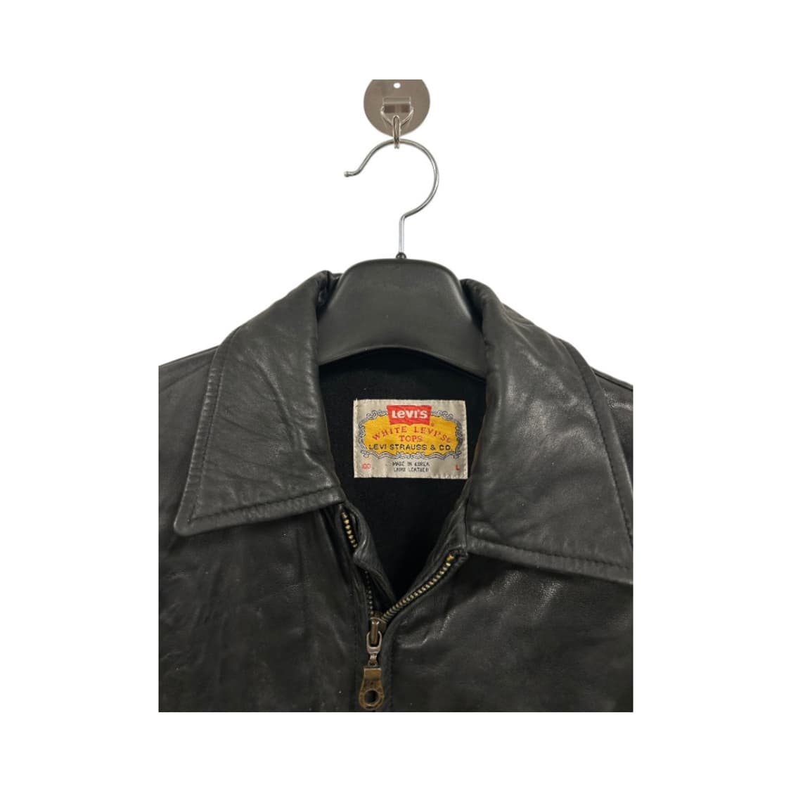 (L) 리바이스 90s 램스킨 레더 자켓 OJ-P-- 상품이미지5
