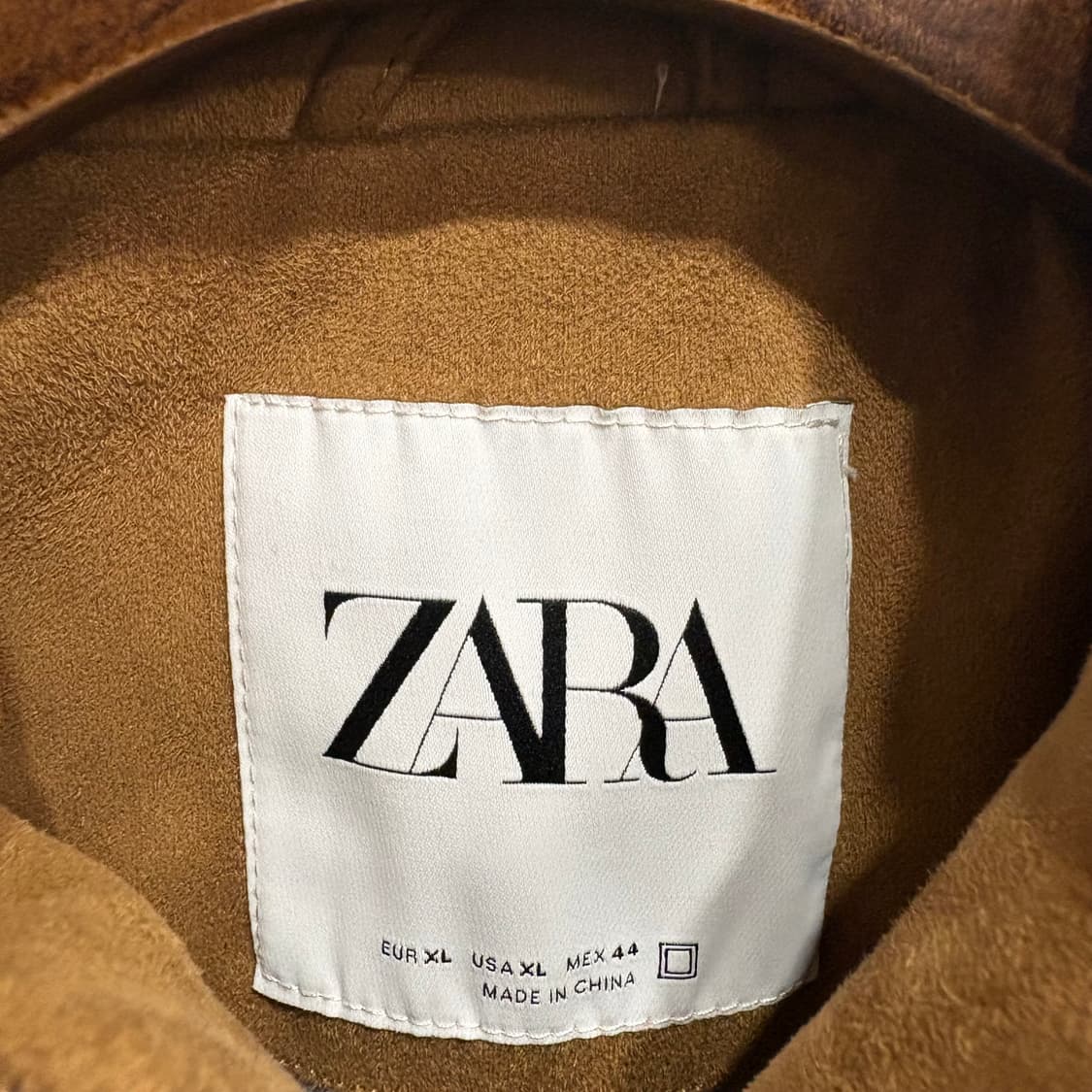 자라 남성 스웨이드 조끼 XL(105) 브라운 상품이미지6