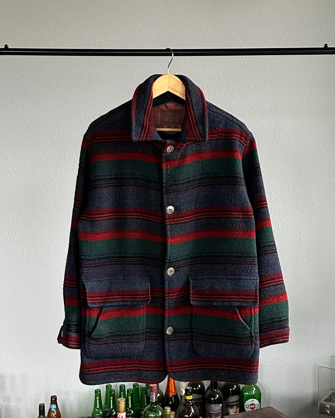 [M-L]울리치 USA 90s 블랭킷 헤비울 코트 자켓 상품이미지1
