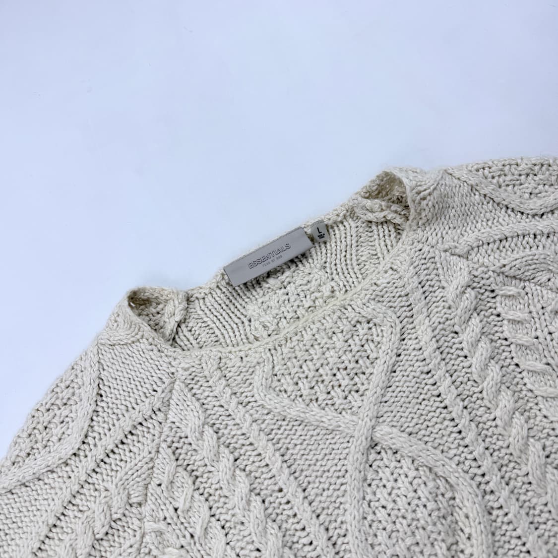 피어오브갓 에센셜 22fw 케이블 니트 상품이미지3