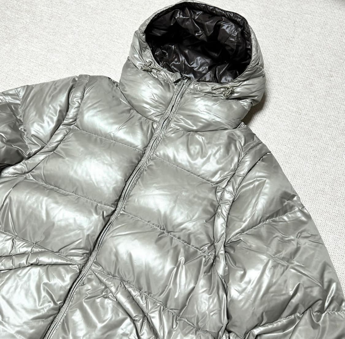 더바이닐 하우스 리버시블 패딩 L 상품이미지2